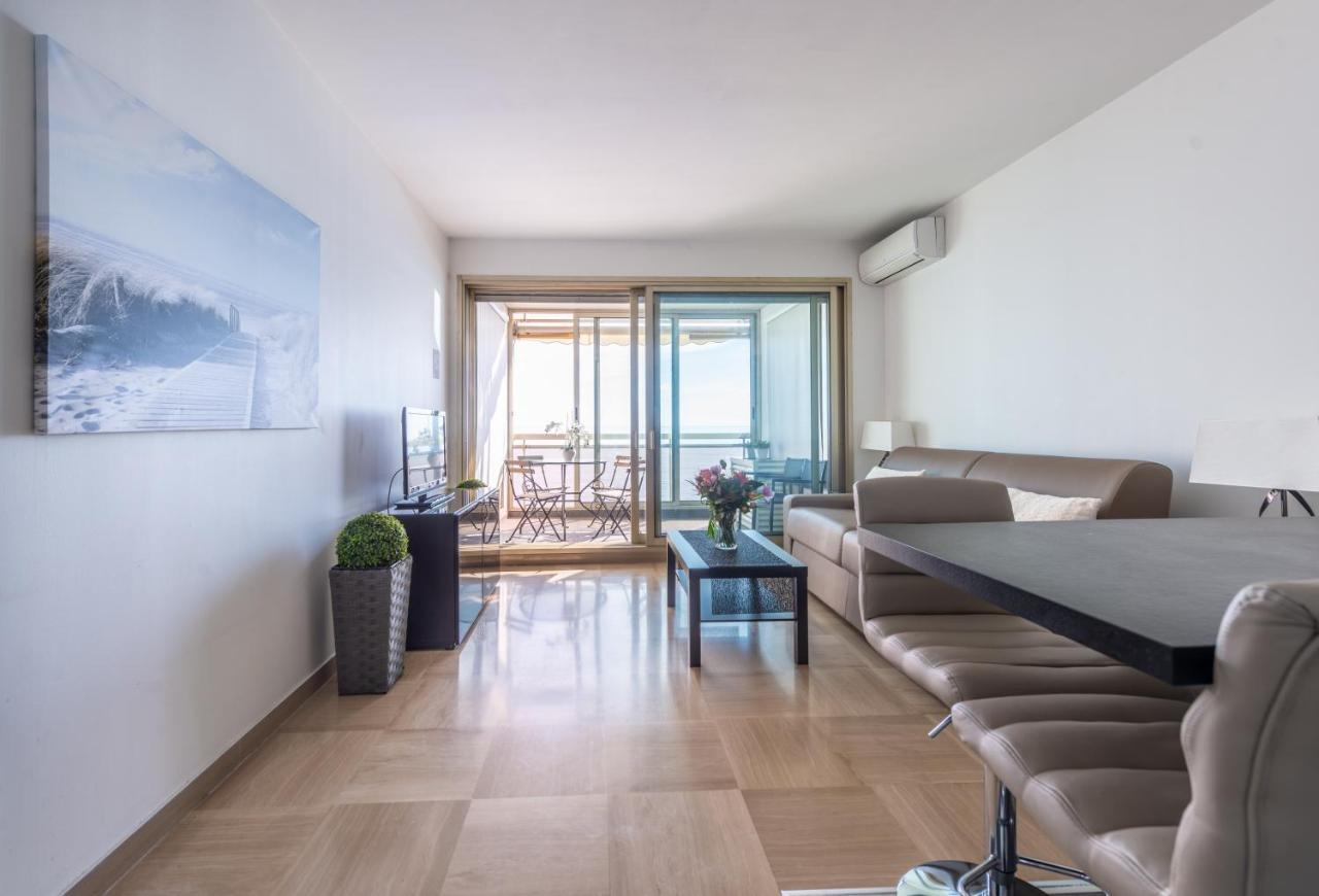 Sea Front - Panoramic Sea View Studio With Terrace Nice Bagian luar foto