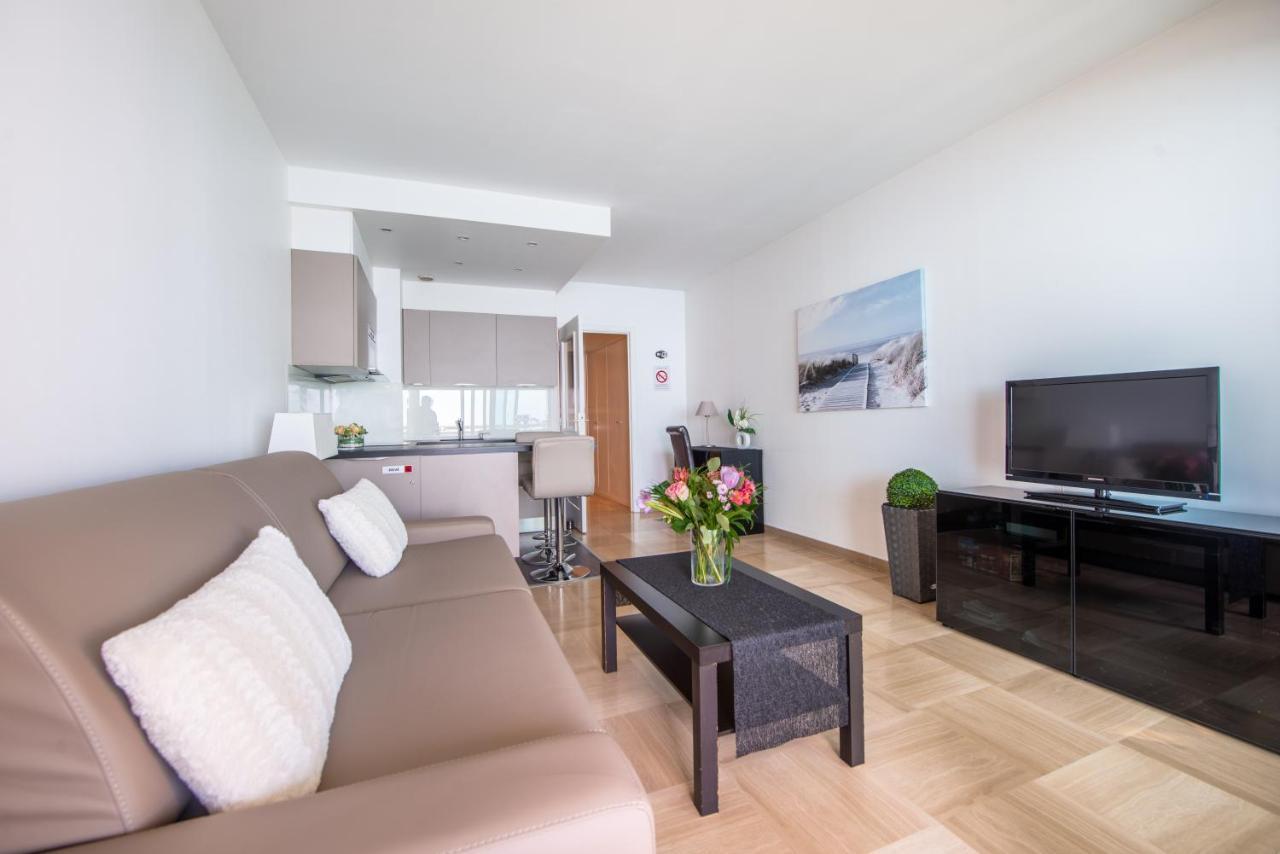 Sea Front - Panoramic Sea View Studio With Terrace Nice Bagian luar foto